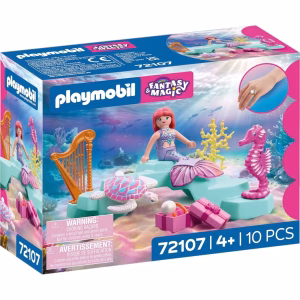 Playmobil Γοργόνα Με Άρπα Και Δώρο (72107)