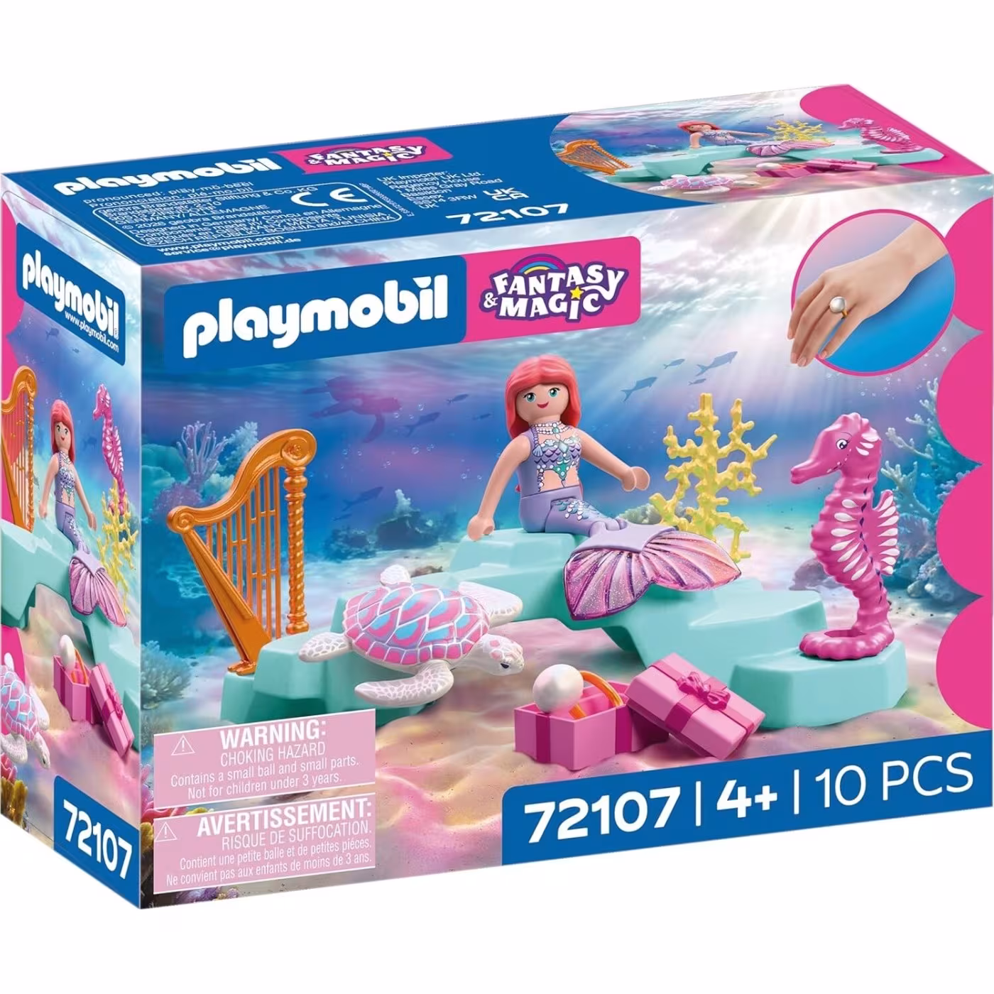 Playmobil Γοργόνα Με Άρπα Και Δώρο (72107)