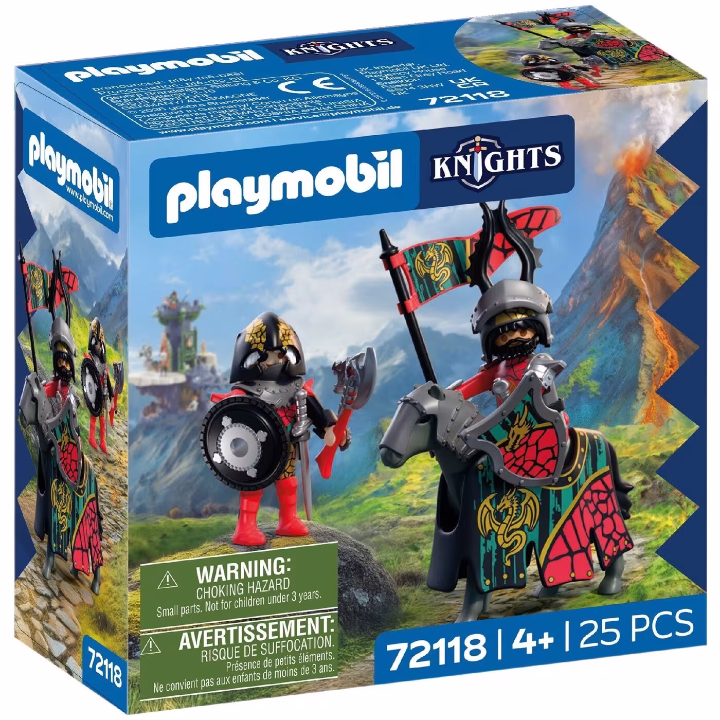 Playmobil Country Αρχηγός Ιπποτών Δράκων Και Πολεμιστής 72118
