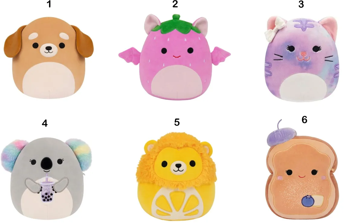 Squishmallows W15 19cm-6 Σχέδια (JWSQ0562)