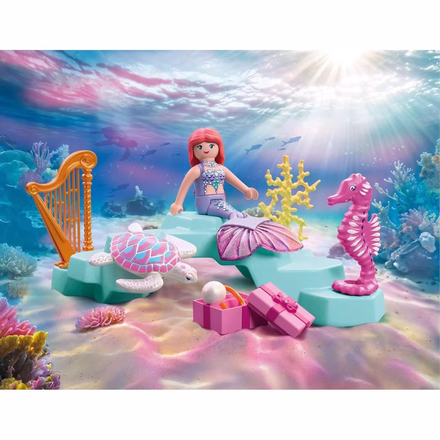 Playmobil Γοργόνα Με Άρπα Και Δώρο (72107)