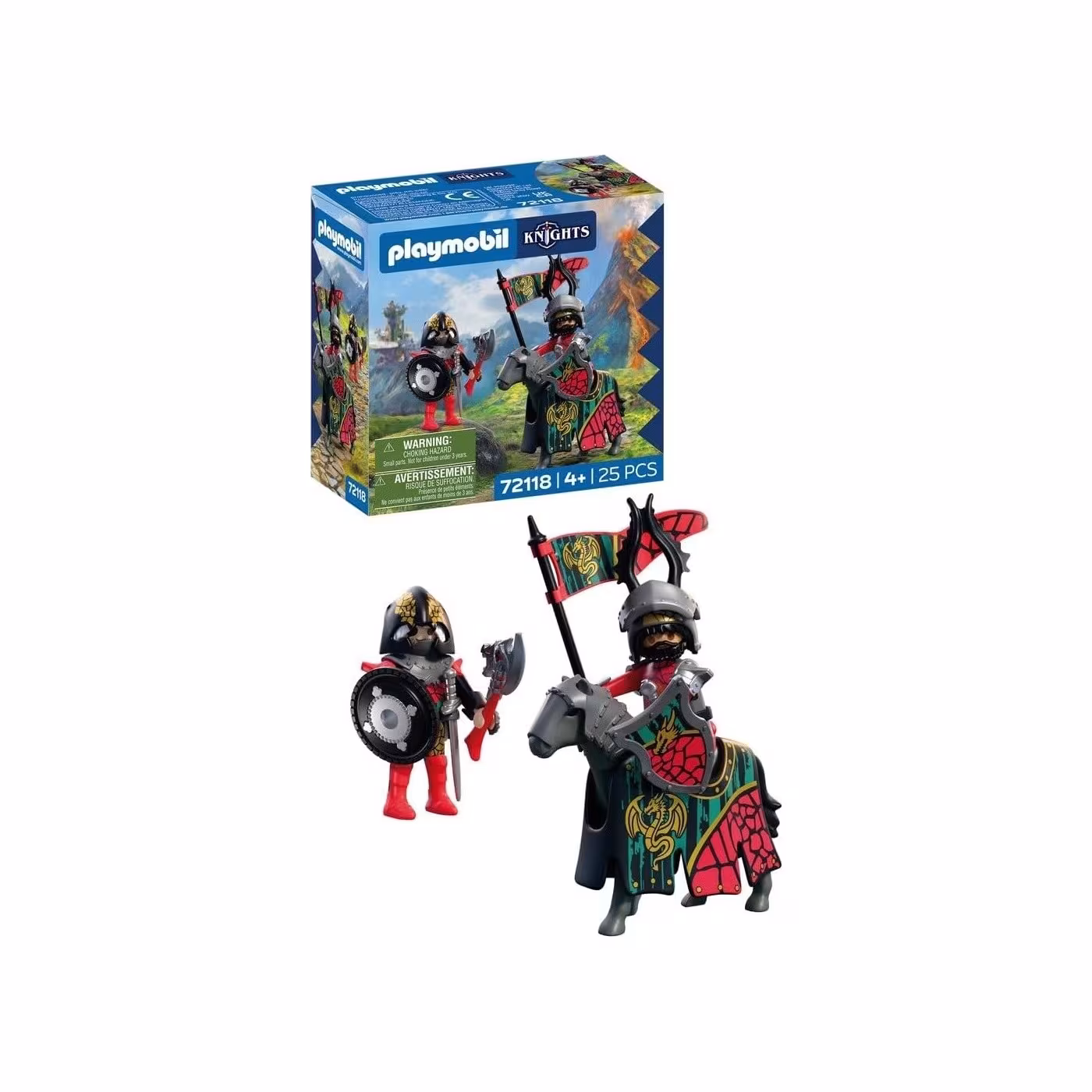 Playmobil Country Αρχηγός Ιπποτών Δράκων Και Πολεμιστής 72118