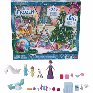 Mattel Frozen Μινι Κούκλες - Disney Frozen Χριστουγεννιάτικο Ημερολόγιο Με 24 Εκπλήξεις (JLJ06)