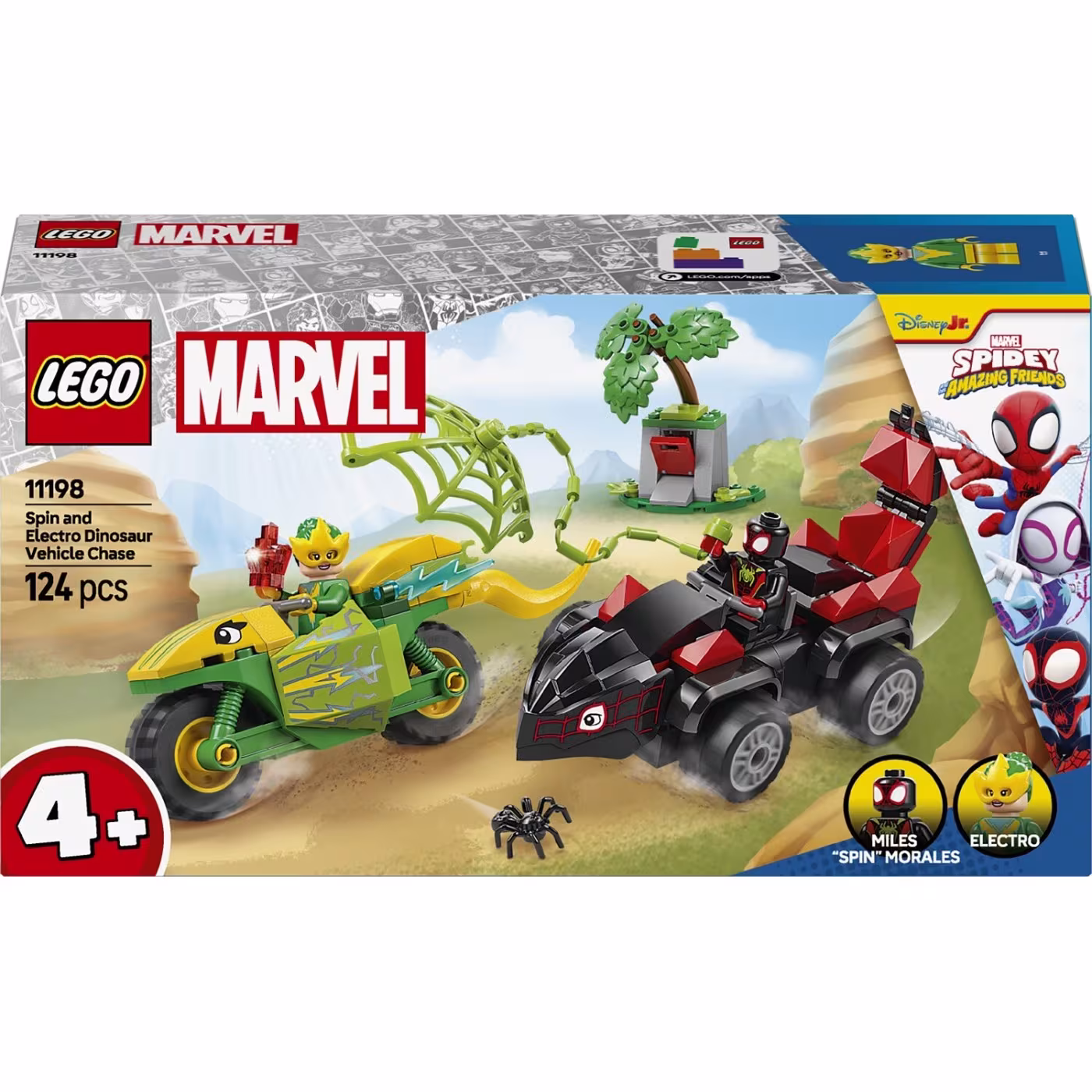 LEGO® Super Heroes Spin & Electro Dinosaur Vehicle Chase (11198)