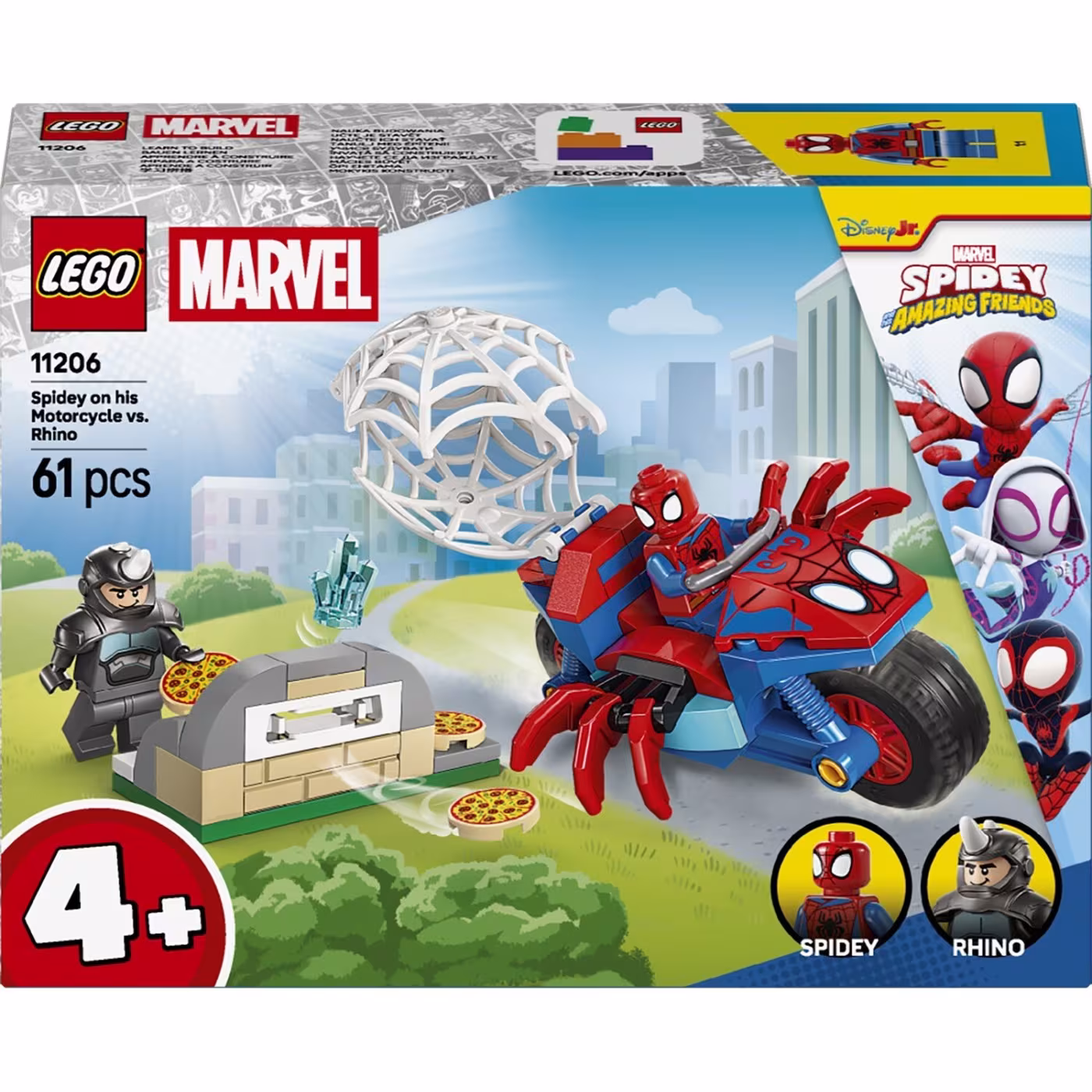 LEGO® Spidey: Spidey On His Motorcycle vs. Rhino (11206)