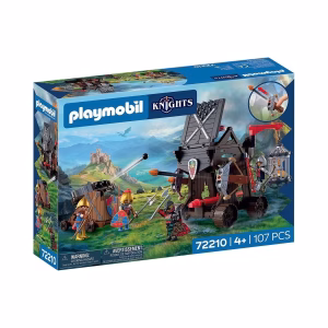 Playmobil Knights Πολιορκητικός Πύργος Ιπποτών Δράκου (72210)