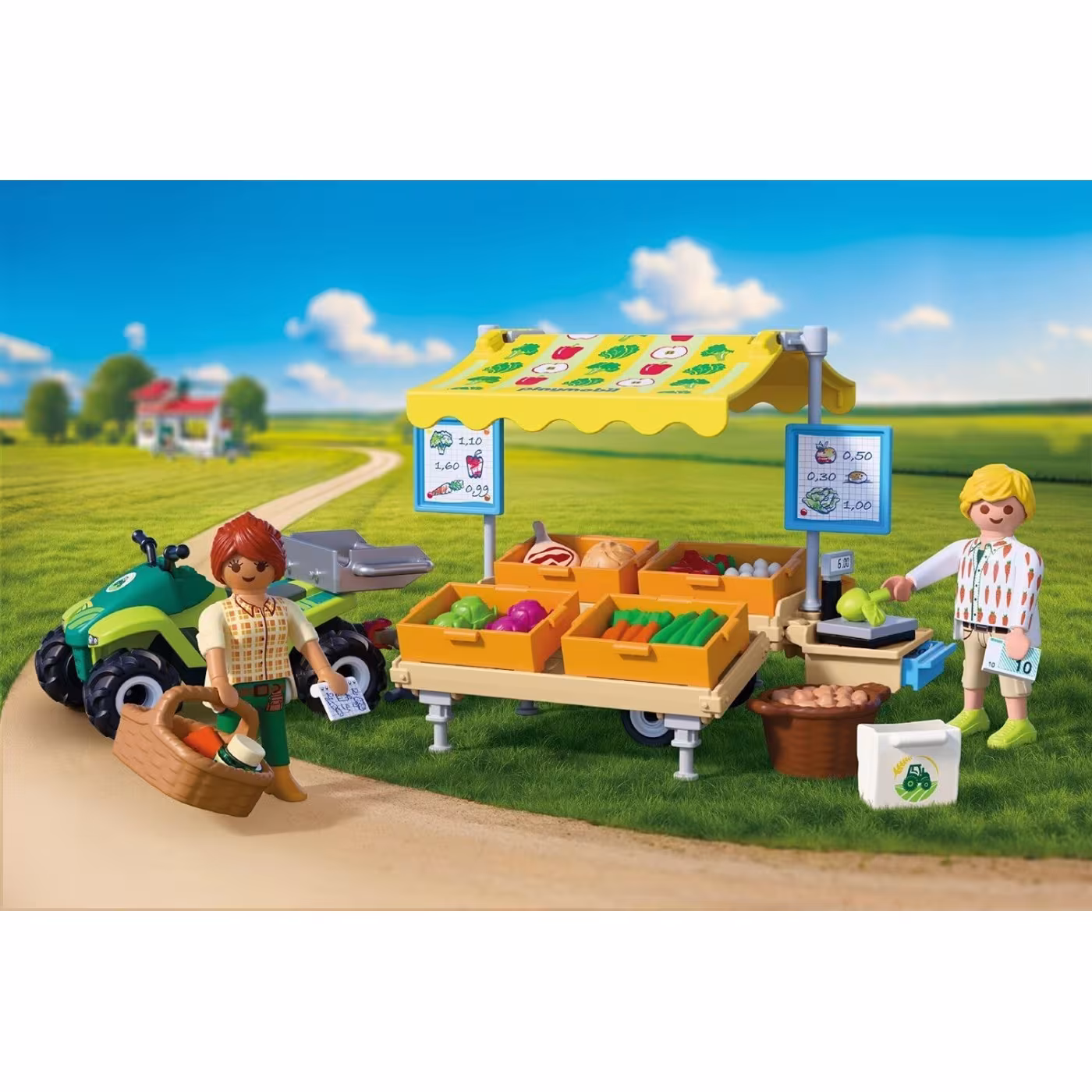 Playmobil Υπαίθριος Πάγκος Λαχανικών (72164)