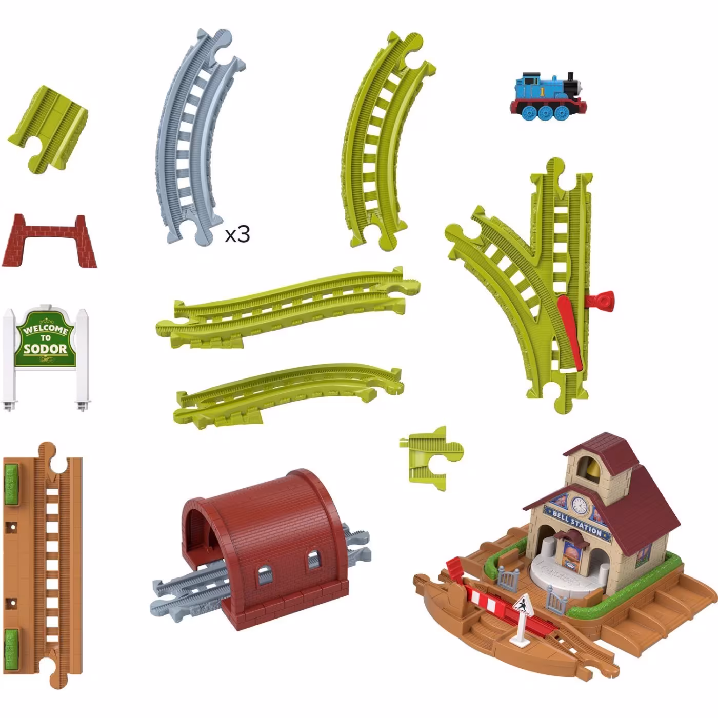 Mattel fisher-price Τομας Το Τρενακι - πιστα σταθμος μπελ (JLL35)