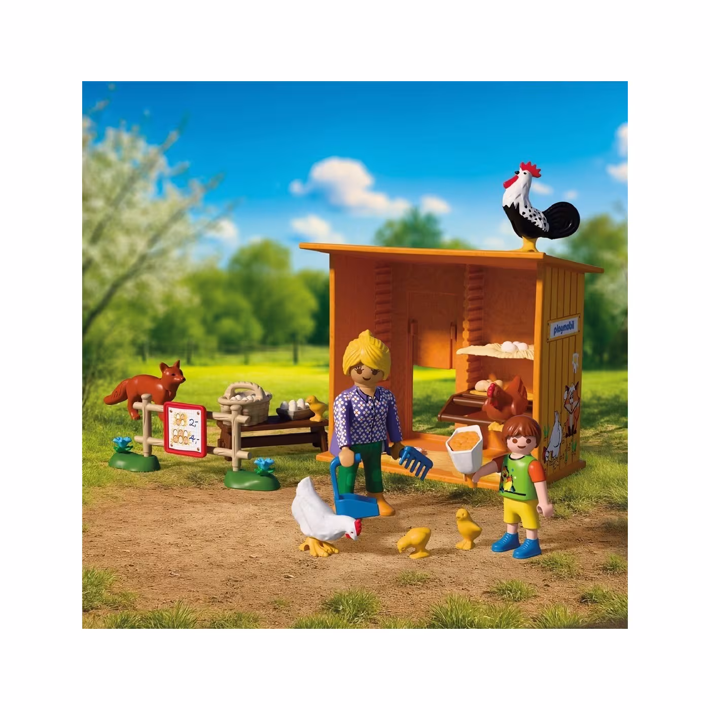 Playmobil Κοτέτσι Με Αλεπού (72168)