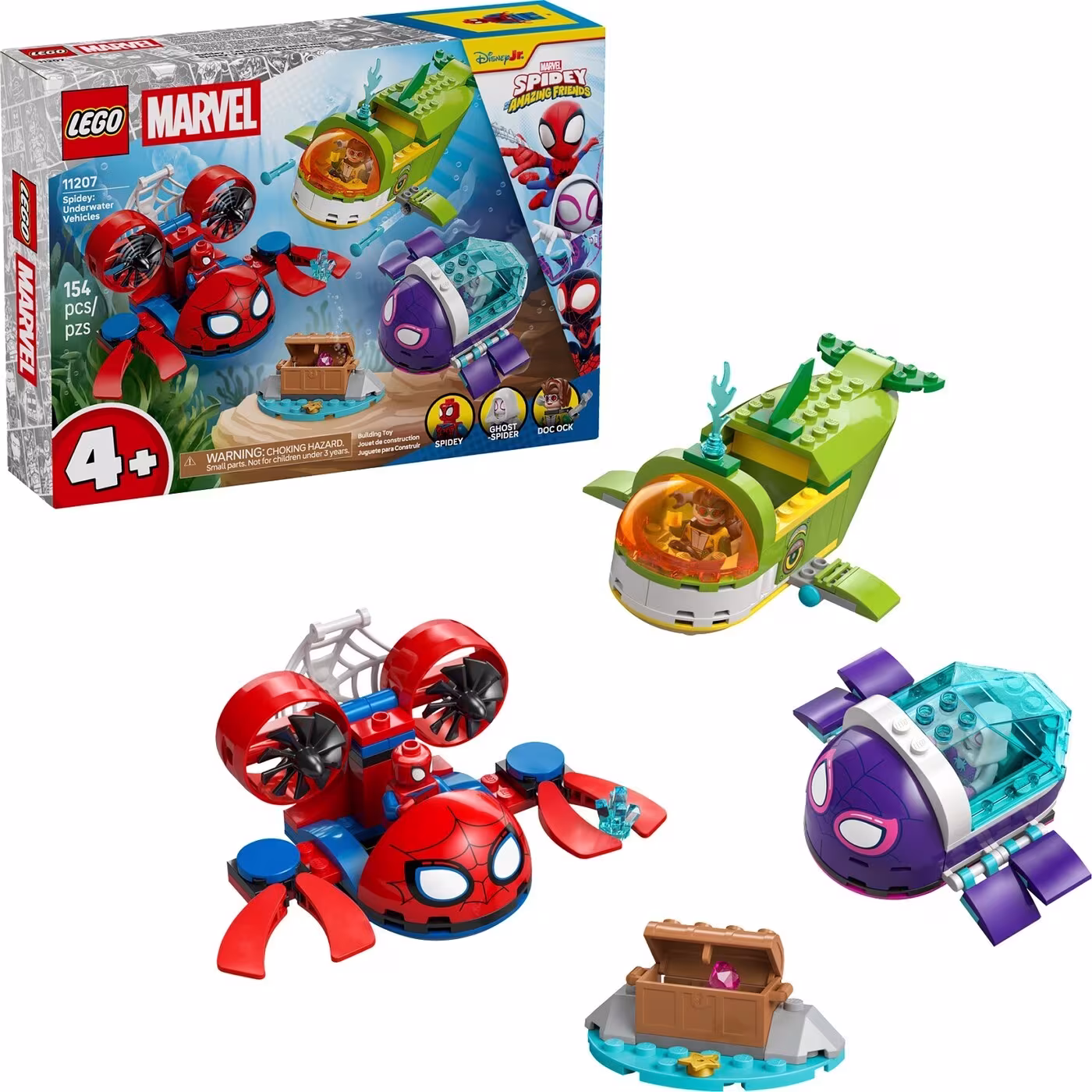 LEGO® Spidey: Spidey Underwater Vehicles (11207)