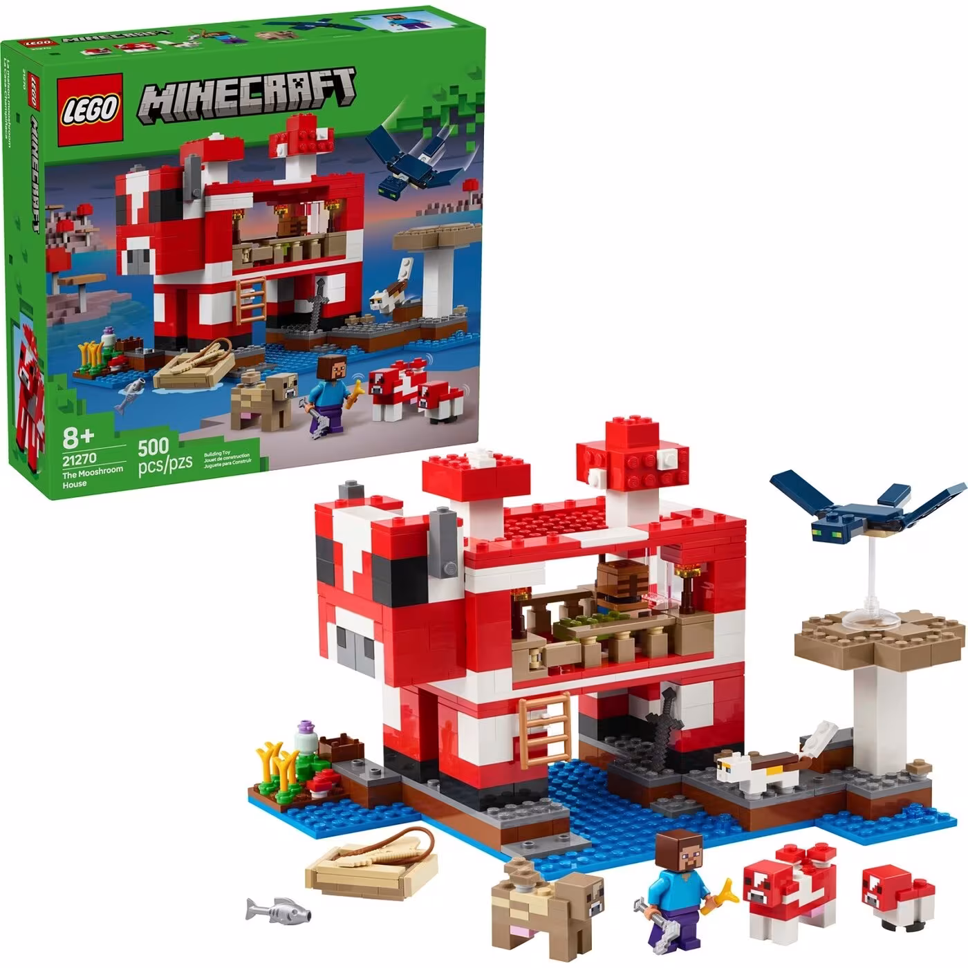 LEGO® Minecraft The Mooshroom House (21270)
